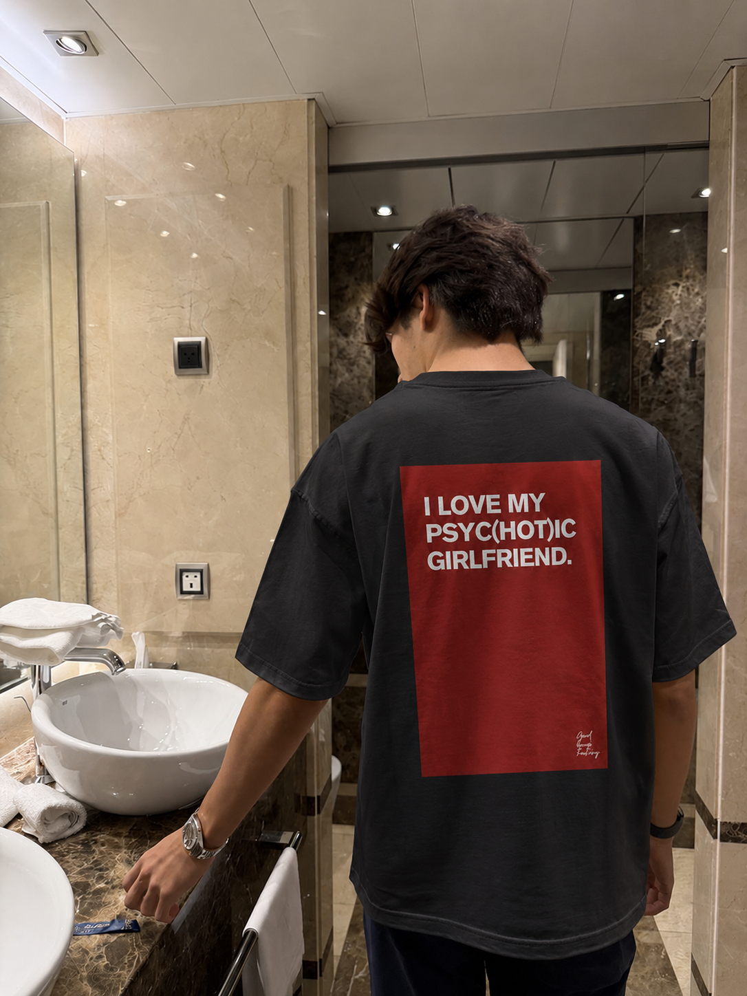 GBF - "I love my psyc(hot)ic girlfriend." - Black